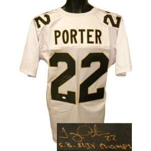 Tracy Porter signed New Orleans Saints White Prostyle Jersey SB XLIV 