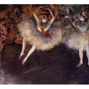  Oil Painting Le Pas Battu Edgar Degas Hand Painted Art 