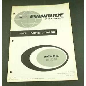   67 EVINRUDE 80 STARFLITE Boat Motor PARTS Catalog 