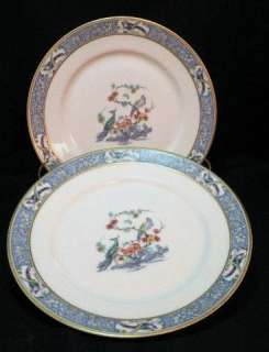 Vintage Theo Haviland Limoges Display Plates Aviary  