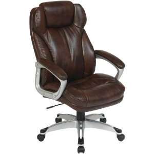  WorkSmart ECH85801 EC1 Executive Eco Leather Chair with 