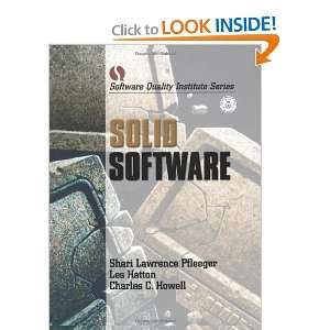 Solid Software [Paperback] Shari Lawrence Pfleeger Books