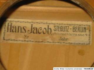 very old guitar Hans Jacob berlin needs repair; 1930?  