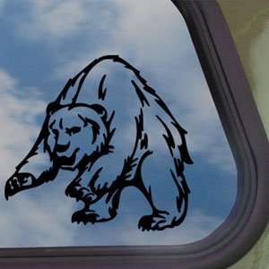  Grizzly Bear Hunt Black Decal Car Truck Window Sticker 