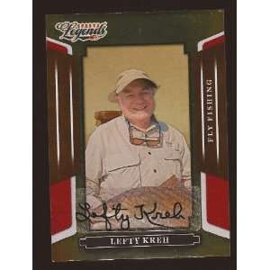 Lefty Kreh Autograph 2008 Donruss Sports Legends ~Fly Fishing~ Card 