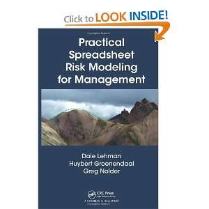   Risk Modeling for Management [Hardcover] Dale Lehman Books