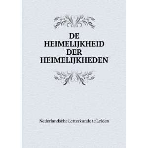   (9785873784448) Nederlandsche Letterkunde te Leiden Books