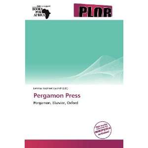    Pergamon Press (9786138856610) Lennox Raphael Eyvindr Books