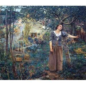   Jules Bastien Lepage   32 x 28 inches   Jeanne dArc