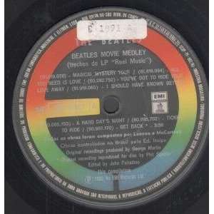   MEDLEY 7 INCH (7 VINYL 45) BRAZILLIAN ODEON 1982 BEATLES Music
