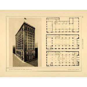 1915 Print Dominion Bank Office Darling Pearson Architecture Toronto 