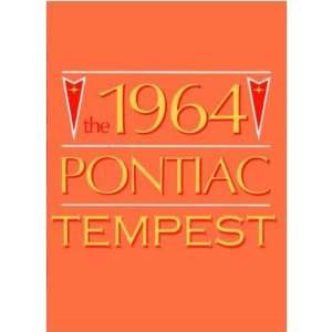  1964 PONTIAC TEMPEST Shop Service Repair Manual Book 