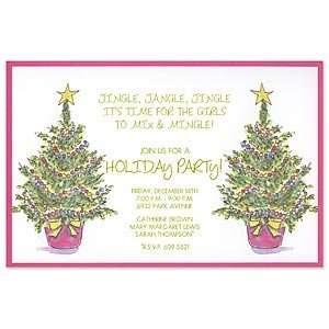  Topiary Joy Invitation Holiday Invitations Health 