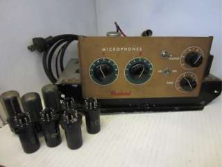Vintage Rauland 1916 90 Watt Tube Amp Amplifier Phono 6SC7 Vacuum Ken 