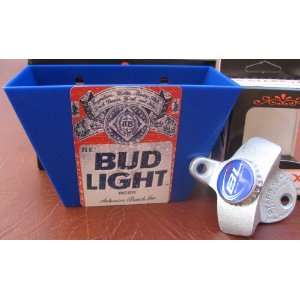  Bud Light Beer Card / Bottle Cap Catcher & Budweiser Bottle Cap 