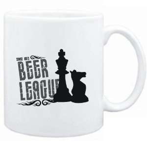  Mug White  Chess   BEER LEAGUE / SINCE 1972  Sports 