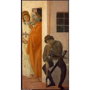  FRAMED oil paintings   Filippino Lippi   24 x 46 inches 