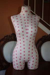 Rare Victorias Secret PINK polka dot French Mannequin display store 