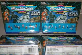 STAR WARS  Set of 4 MicroMachine Figurines  