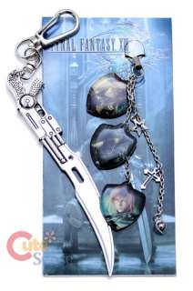Final Fantasy 13 Gun Blade Metal Key Chain  Phone Charm  