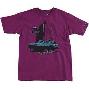  Troy Lee Designs Loco Town T Shirt   2X Large/Purple 
