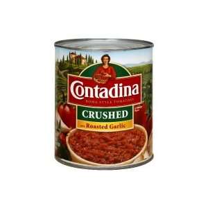 Contadina Roma Style Tomatoes, Crushed with Roasted Garlic,28oz, (pack 