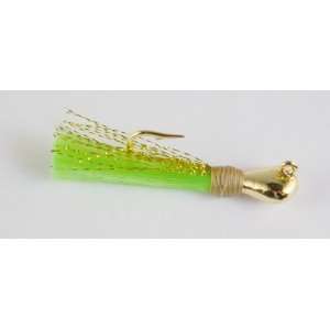  Bomber Nylure Redfish Jig 1/2 oz Gold/Chartreuse Sports 