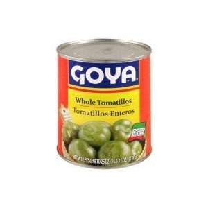 Goya Whole Tomatillos   26 oz  Grocery & Gourmet Food