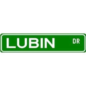 LUBIN Street Name Sign ~ Family Lastname Sign ~ Gameroom, Basement 