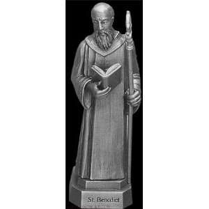  Benedict 3 1 2in. Pewter Statue
