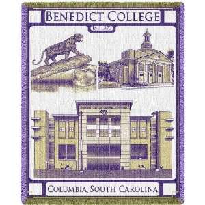  Benedict College Collage Jacquard Woven Throw   69 x 48 