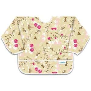  Bumkins Sleeved Bib   Flutter Floral Baby