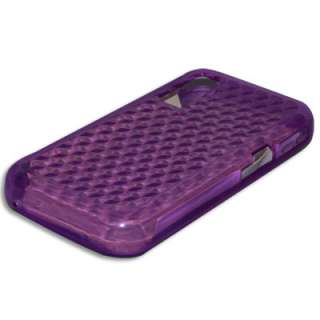 Diamond Purple Gel Case Cover Samsung S5230 Tocco Lite  