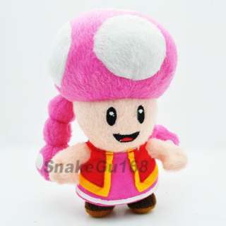 New Super Mario TOADETTE Doll Plush Toy+MY263  