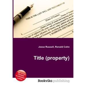 Title (property) Ronald Cohn Jesse Russell  Books
