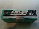 Grex 1/2 Stainless 23 Ga. Pins for Senco Bostitch P C