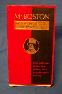 Book Mr Boston Bartender Guide Hardcover Warner Books 9780446670425 