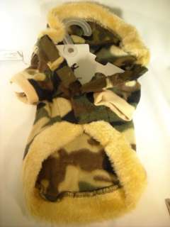 Little Barkers Sniper Dog Hoodie Camouflage Green S XL  