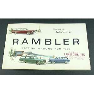  1960 60 AMC RAMBLER STATION WAGON BROCHURE American V8 