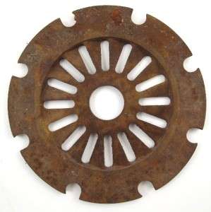 Vintage Antique Cast Iron Fly Wheel 1892 Estate Sale Find  