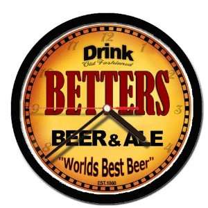  BETTERS beer and ale cerveza wall clock 