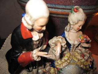Courting Couple by Carl Schneider, German; Mold No. 19056 Dep on Base 