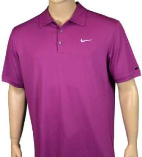  Nike Tiger Woods Golf Polo Shirt Purple Clothing