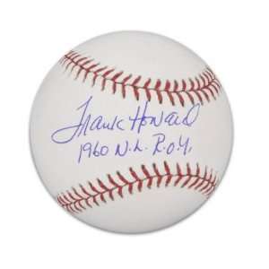  Frank Howard Autographed Baseball  Details 1960 ROY 