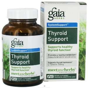  Gaia Herbs   Thyroid Support Liquid Phyto Capsules   60 