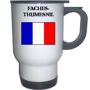  France   FACHES THUMESNIL White Stainless Steel Mug 