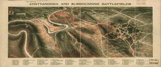 chattanooga and surrounding battlefields by reginald purse 1913