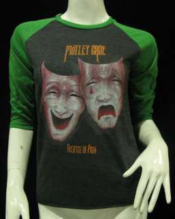 Motley Crue Theatres of Pain Vintage Jersey T Shirt M  