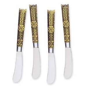  Shadow Wood Cheese Spreader Set of 4