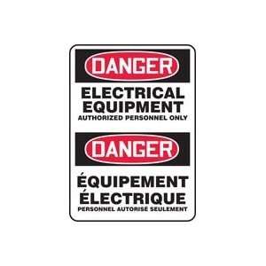  DANGER ELECTRICAL EQUIPMENT AUTHORIZED PERSONNEL ONLY 